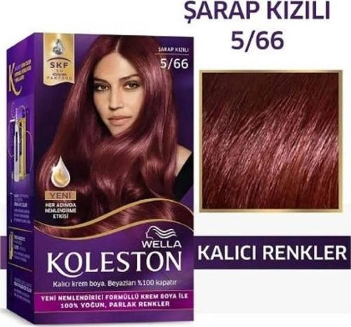 Koleston Tüp Saç Boyası Şarap Kızılı 5/66 (4'lü)