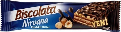 Nirvana Fındıklı Bitter Gofret 26 Gr. (2'li)