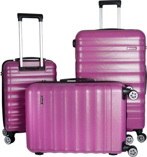 Delphin Violet 3 Lü Valiz Seti