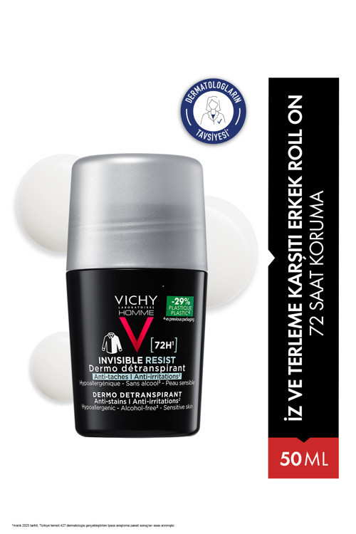 Homme 72H İz ve Terleme Karşıtı Roll On 50ml