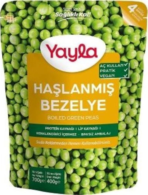 Gurme Haşlanmış Bezelye 700 Gr. (6'lı)