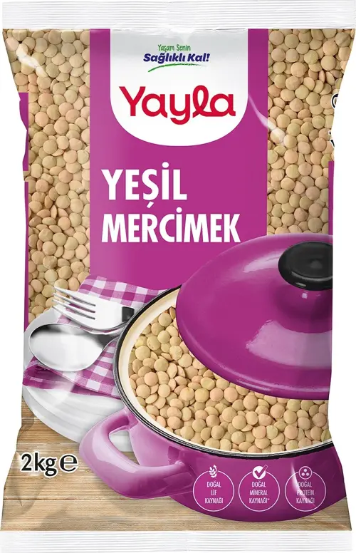 Yeşil Mercimek 2 kg