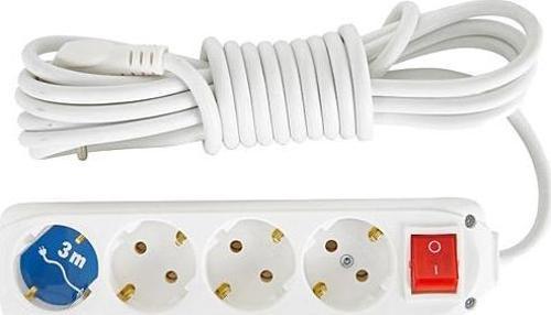 4lü Anahtarlı 3mt Topraklı Priz
