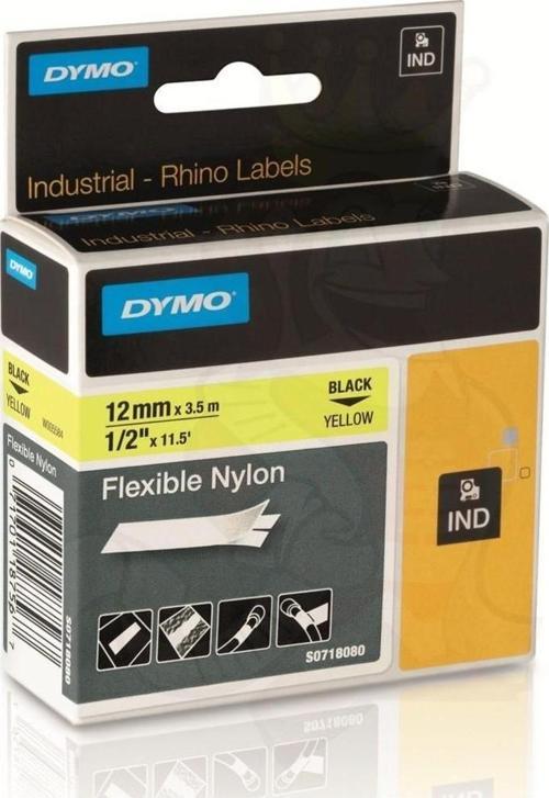RhinoPRO Esnek Naylon 12mmx3,5m Sarı-Siyah