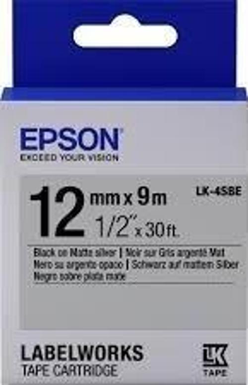 LK-5TBN Clear Siyah Üzeri Beyaz 18MM 9Metre Etiket