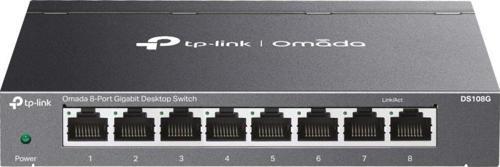 Omada Tp-Link DS108G 8 Port 10-100-1000 Mbps Switch Çelik Kasa Rack Mount