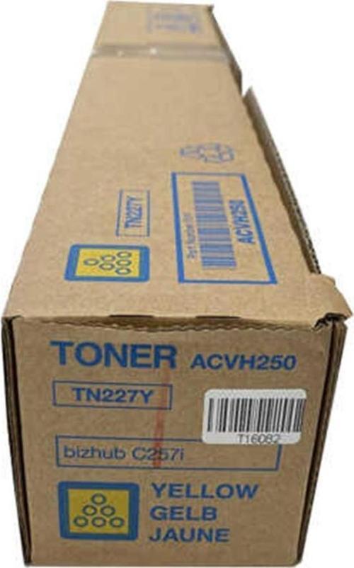 Konica Minolta TN-227Y Yellow Sarı Orjinal Fotokopi Toneri Bizhup C257i 24.000 Sayfa