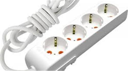 Rı-Tech 4lü Topraklı 1 Metre  Grup Priz (001 175 410002 01 00)