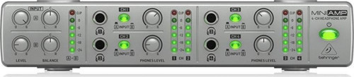 AMP800 4 Kanal Stereo Kulaklık Amplifikatörü