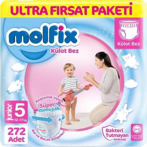 Külot Bebek Bezi 5 Beden Ultra Fırsat Paketi 68*4 272 Adet