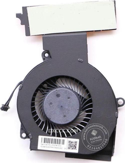 Hp Omen 15-dc, 15-dc0000 Uyumlu Notebook CPU Fanı - Ver.1 - Sağ Fan