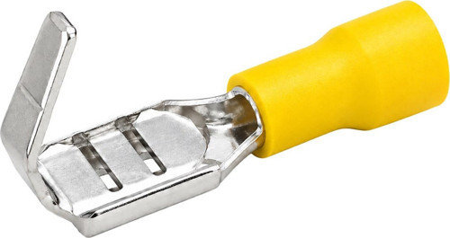 PM-39076 4-6Mm2 Kesit 26X7x6mm Soket Sarı İzoleli Kablo Pabucu (100'Lü Paket)
