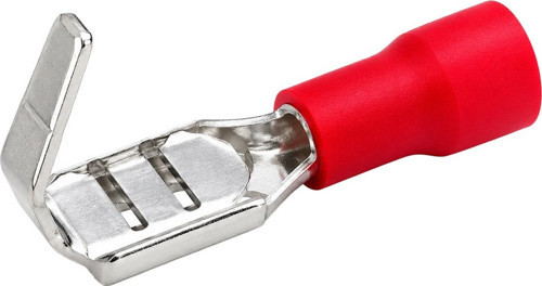 PM-39066 0,5-1,5Mm2 Kesit 23X5x6mm Soket Kırmızı İzoleli Kablo Pabucu (100'Lüpaket)