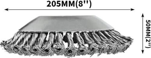 Tırpan Başlığı Kıyı Temizleme Çelik Telli Universal 20 cm