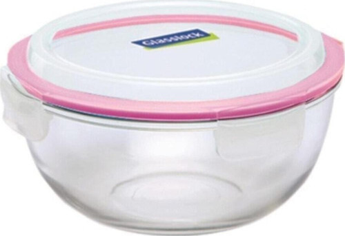 Lock Yuvarlak Cam Saklama Kabı 4000 ml