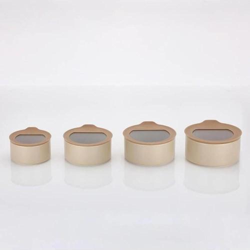 Fika One Doğal Seramik Mutfak Saklama Kabı Seti 4 Parça Bej