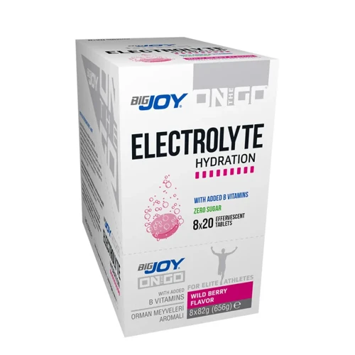 Electrolyte Sports Drink 20 Efervesan Tablet x 8 Adet Orman Meyveli