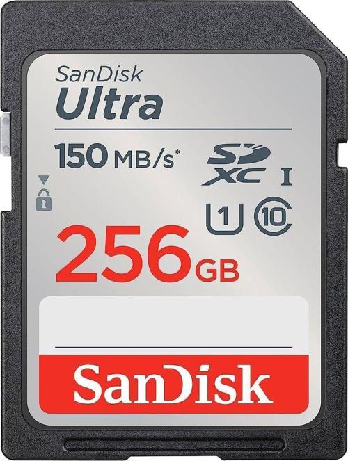 Ultra 256GB 150MB/S Sdhc/sdxc Class 10 Uhs-I Hafıza Kartı SDSDUNC-256G-GN6IN