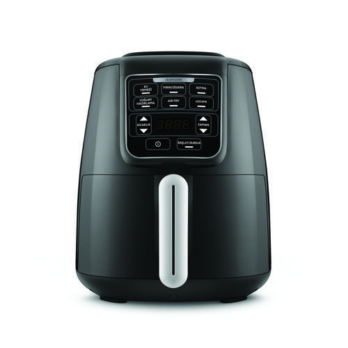 Air Pro Cook 3 in 1 XL Ev Yemeği, Közleme, Airfryer Black Silver 4L