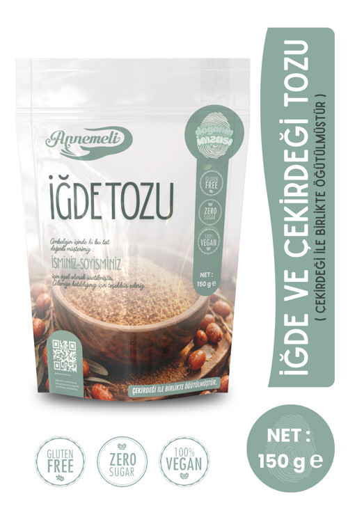 150 Gr Iğde Ve Çekirdeği Tozu ( Iğde Unu) % 100 Doğal Günlük Taze Öğütülür