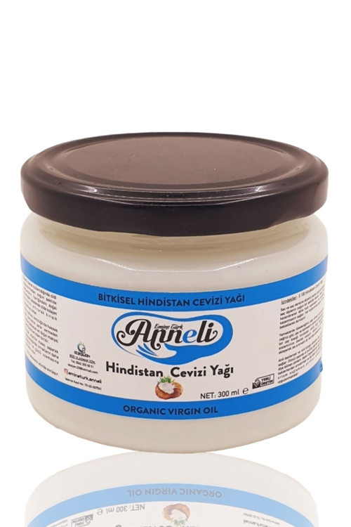 Hindistan Cevizi Yağı Soğuk Sıkım %100 Saf %100 Doğal 300 Ml