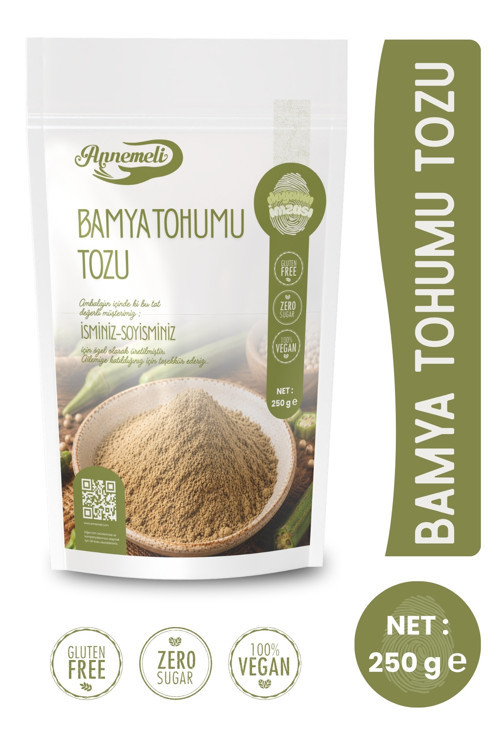 250 Gr Toz Bamya Tohumu Taze Çekilmektedir