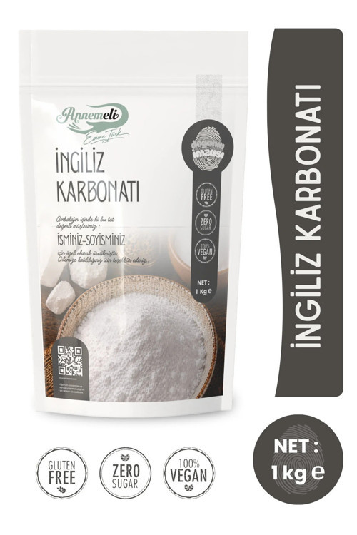 1 Kg İngiliz Karbonatı Sodyum Bikarbonat Katkısız Besin Türü