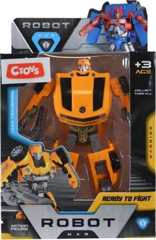 Robota Dönüşebilen Araba Turuncu Seri 2