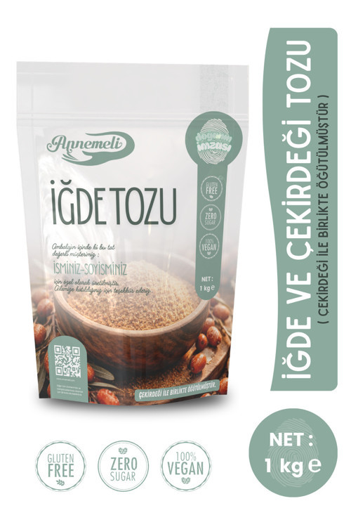 1 Kg Iğde Ve Çekirdeği Tozu ( Iğde Unu ) % 100 Doğal Günlük Taze Öğütülür.