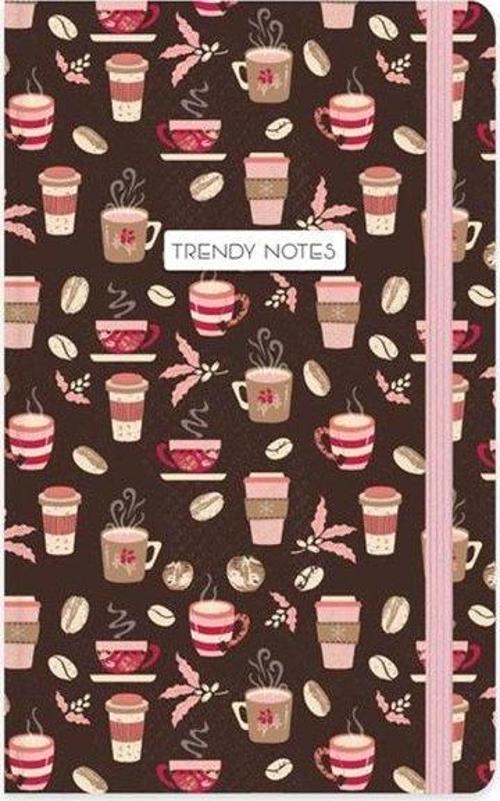 80 Yaprak Çizgili Defter Trendy Notes Coffee Time - Pembe