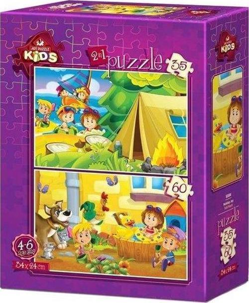 Art Çocuk Puzzle Tatil Keyfi 35 + 60 Parça 5584
