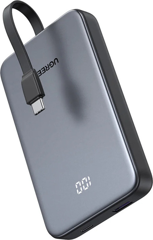 Zapix 10.000 mAh 20W Dahili USB-C Kablolu Hızlı Şarj Powerbank, 75161B