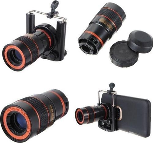 8X18 Zoom Teleskop Telefon Kamera Lensi Mini El Dürbünü