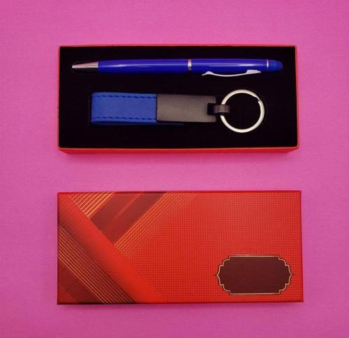 Mavi Kalem Anahtarlık Set