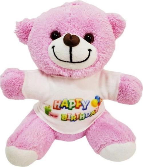 Happy Birthday Tişörtlü Ayıcık
