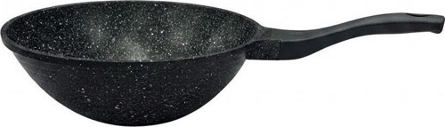 Döküm Wok Tava Granit Kaplama - 28 CM