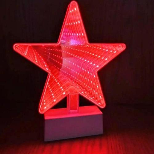 STAR LED LİGHT 3D TUNNEL LAMP 3D IŞIKLI YILDIZ USB+PİLLİ LED IŞIK YILDIZ DEKOR IŞIĞI YILBAŞI IŞIĞI