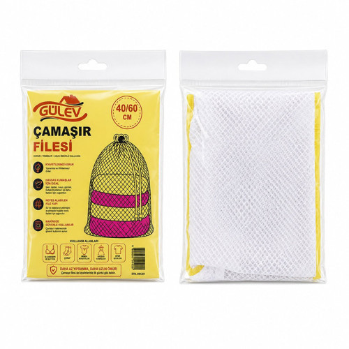 Gülev Çamaşır Yıkama Filesi 40x60cm Maxi - 30'li Paket