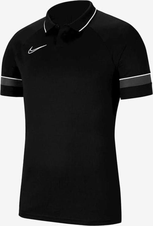 Y Academy 21 Polo CW6106-014 Siyah Çocuk Polo Yaka Tişört
