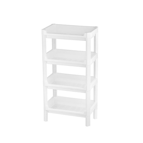 Urve UR-3602 Rafty Geniş Sepet Organizer Düzenleyici 510x205x685mm 4 Katlı Raf Ünitesi
