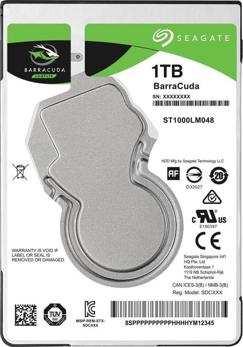 Barracuda 1TB 2.5" 5400RPM 128MB Cache Sata 3 Notebook Diski ST1000LM048