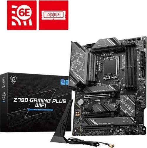 Z790 Gamıng Plus Wıfı Ddr5 7200Mhz 1Xhdmı 1Xdp 4Xm.2 Usb 3.2 Atx 1700P (12. / 13. Ve 14. Nesil İ