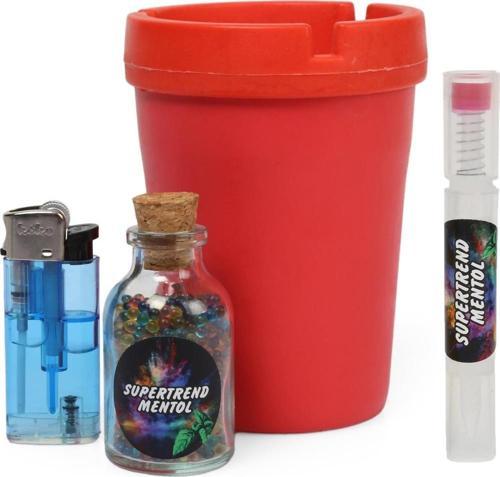Mentol Topu Mix (Meyve Topları)  500 Adet 1 Aplikatör  Çakmak Küllük