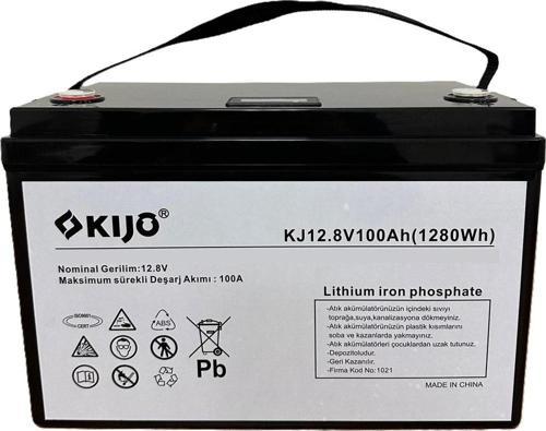 KIJO 12V 100A KJ Serisi 6000 Derin Döngü LifePo4 Lityum Akü