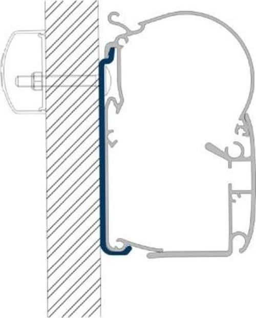 Düz Duvar Adaptörü 5 Parça 40cm PW1000/1500/1750  İçin
