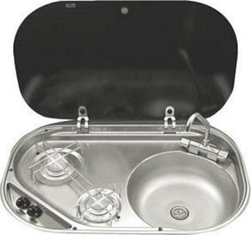 MO 8322RM Smev 2 Gözlü Gazlı Ocak + Lavabo
