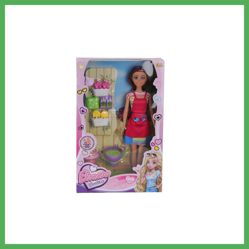 WG-661005 KUTULU 29CM AKSESUARLI ÇİÇEKÇİ BEZOSS