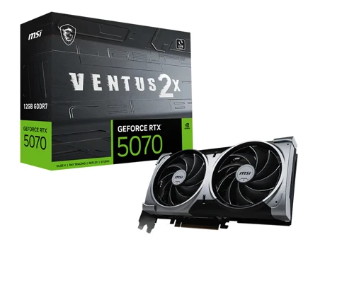 GeForce RTX 5070 12G Ventus 2X OC Black Gaming (Oyuncu) Ekran Kartı