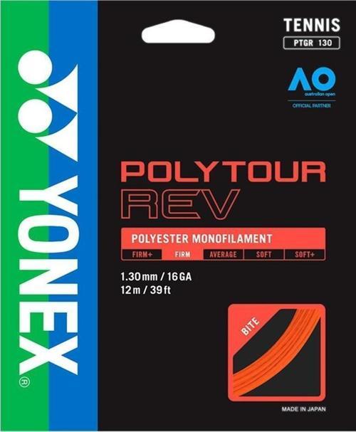 Poly Tour Rev 1.25 / 12M Turuncu Tenis Kordajı