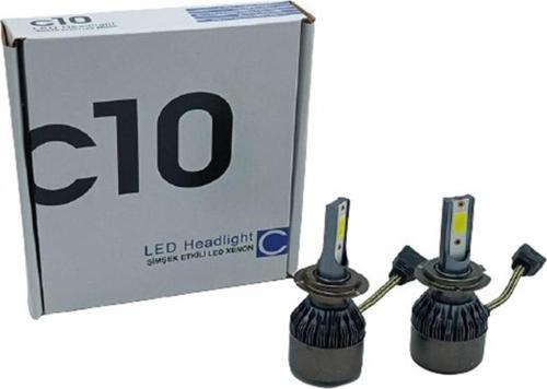 C10 Xenon Led Ampul H7 12V / 40W / 10000 Lumens